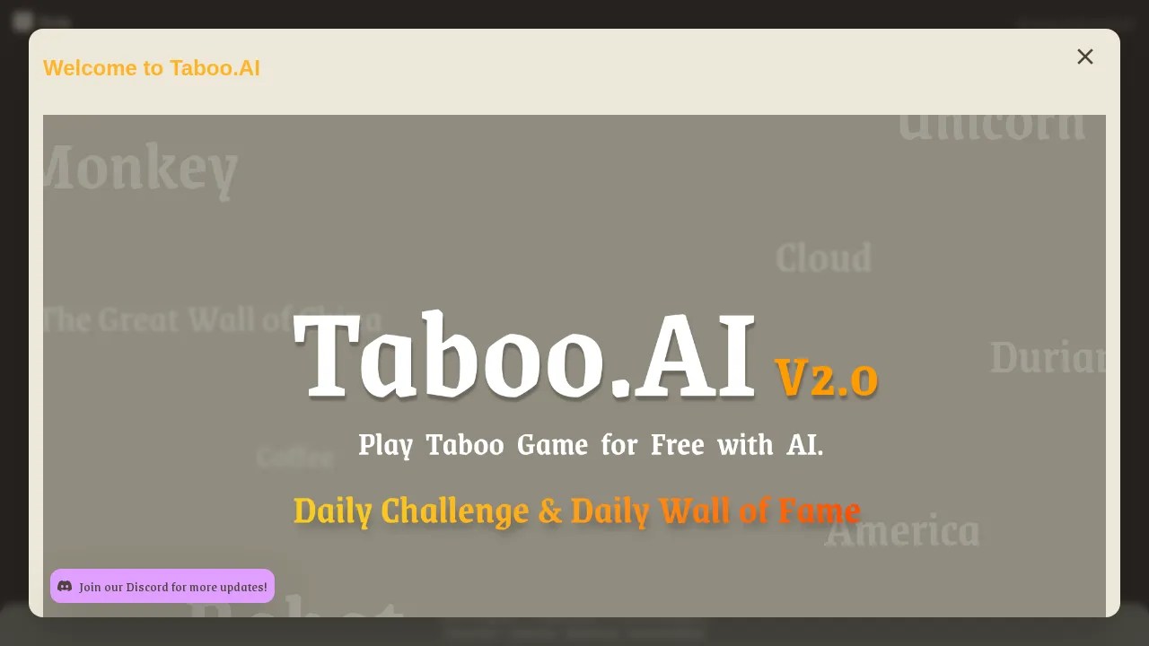 Taboo AI - BestofAI